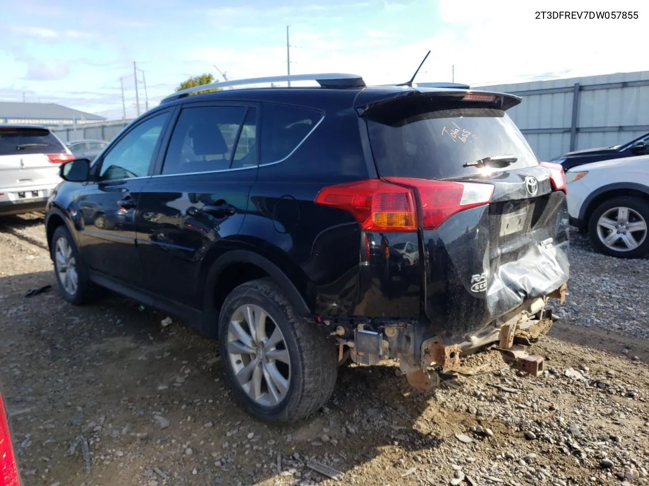 2T3DFREV7DW057855 2013 Toyota Rav4 Limited