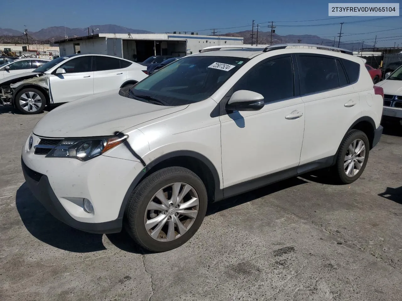 2013 Toyota Rav4 Limited VIN: 2T3YFREV0DW065104 Lot: 72507524