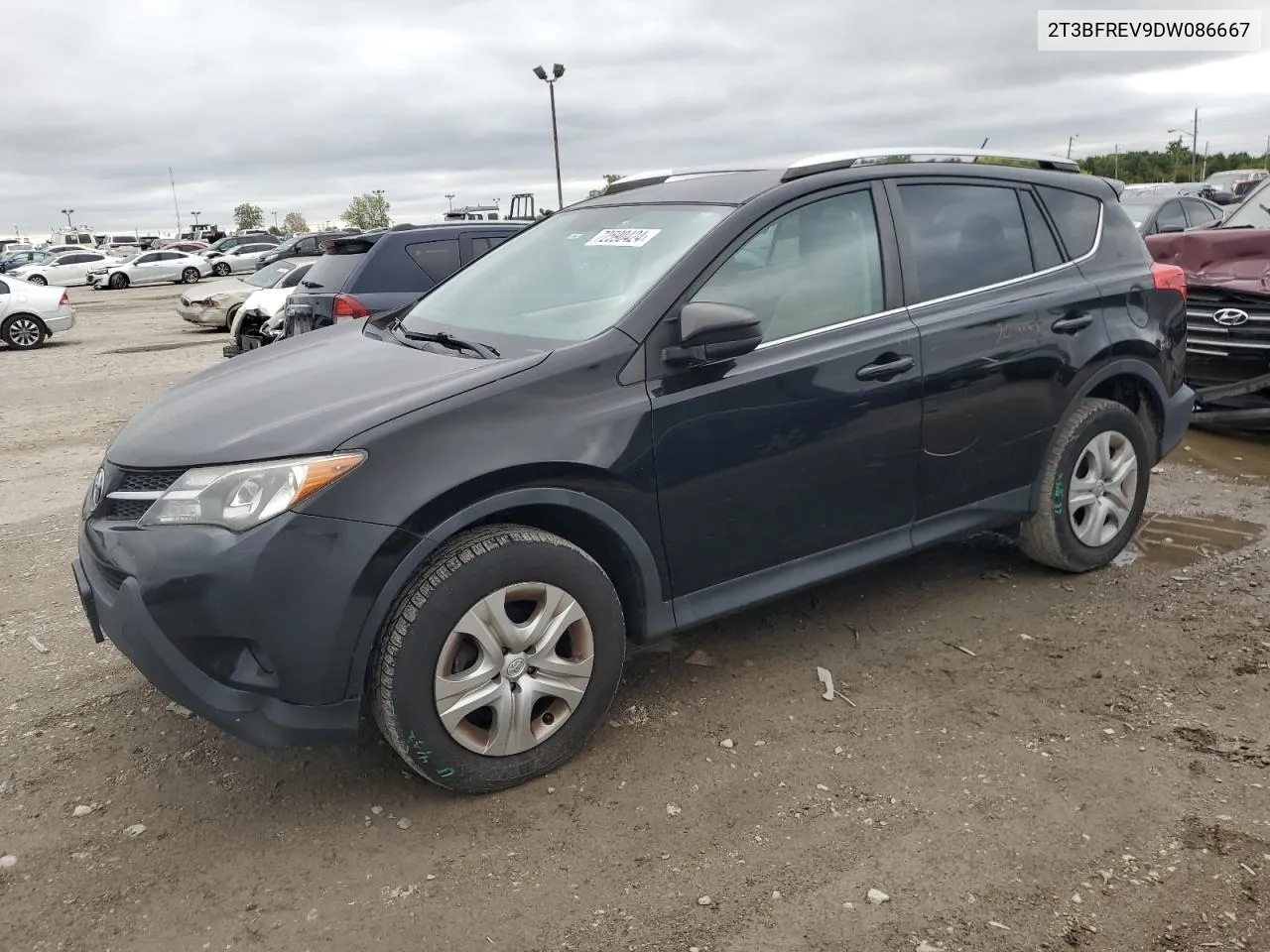 2T3BFREV9DW086667 2013 Toyota Rav4 Le