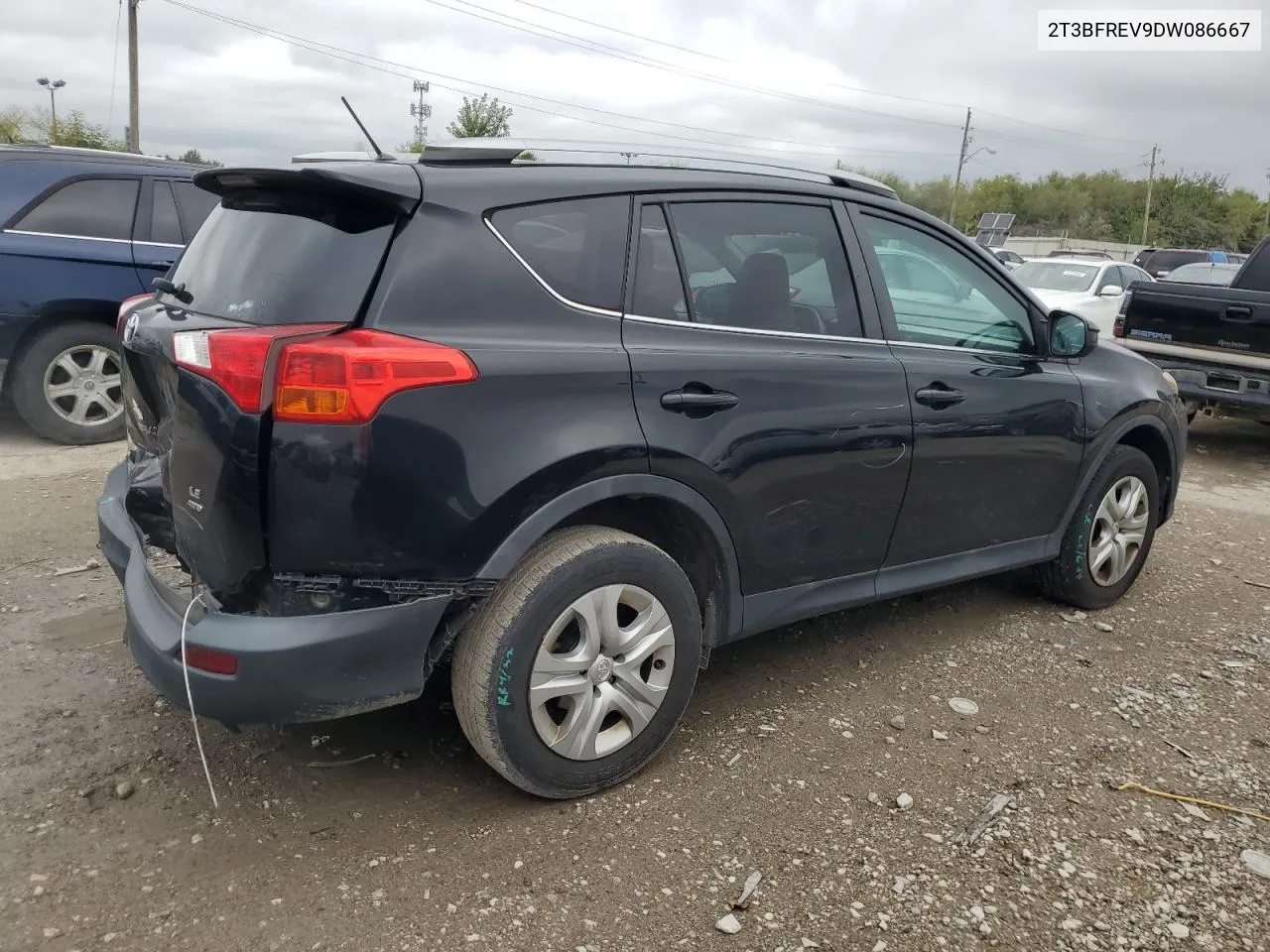 2013 Toyota Rav4 Le VIN: 2T3BFREV9DW086667 Lot: 72590424