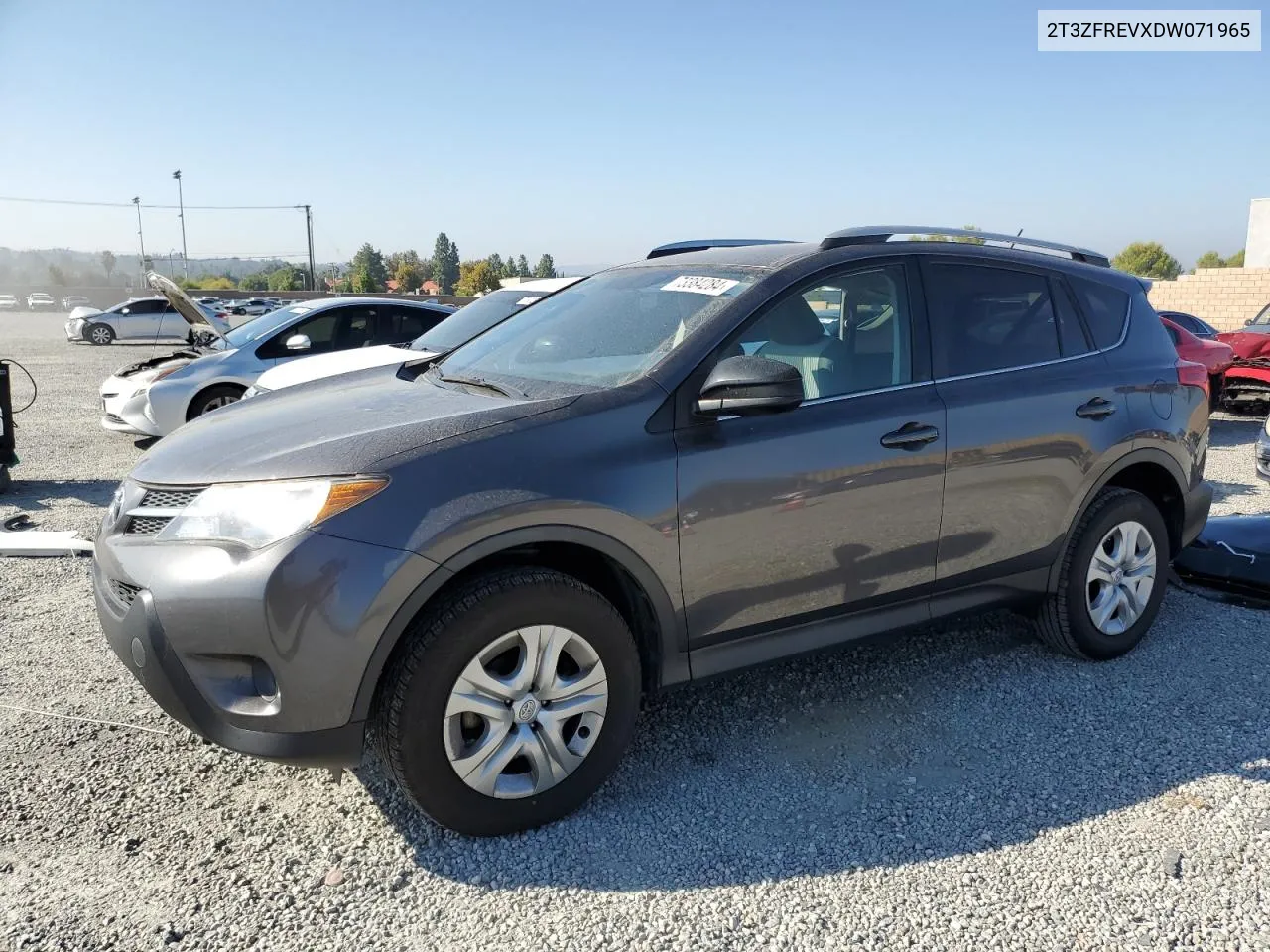 2T3ZFREVXDW071965 2013 Toyota Rav4 Le