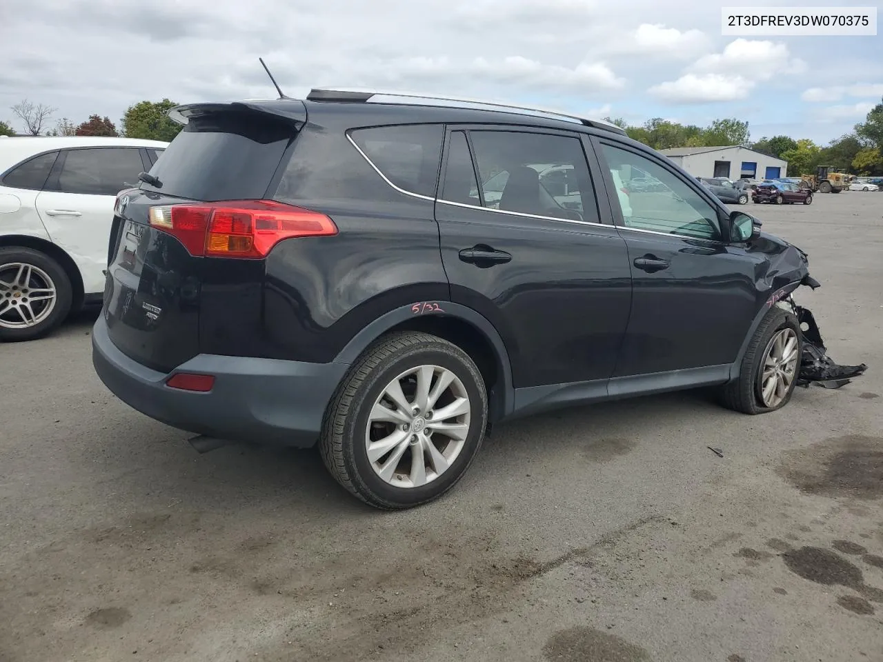 2013 Toyota Rav4 Limited VIN: 2T3DFREV3DW070375 Lot: 73805784