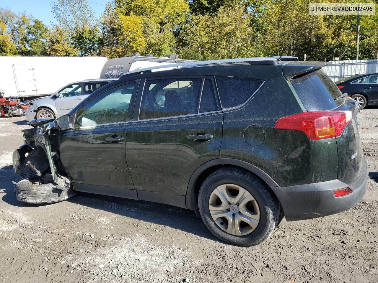 2013 Toyota Rav4 Le VIN: JTMBFREVXDD002496 Lot: 75344274