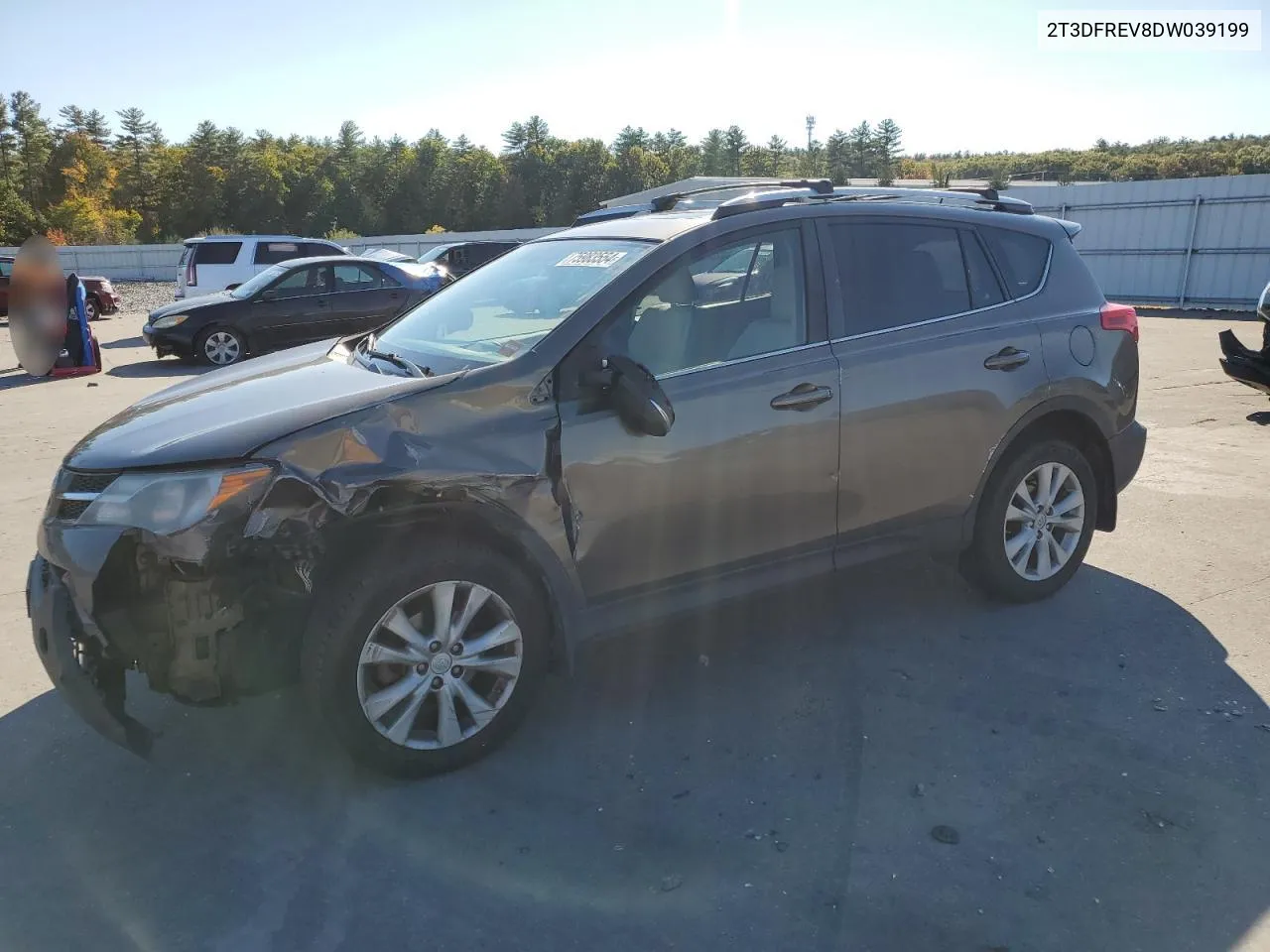 2013 Toyota Rav4 Limited VIN: 2T3DFREV8DW039199 Lot: 75983554