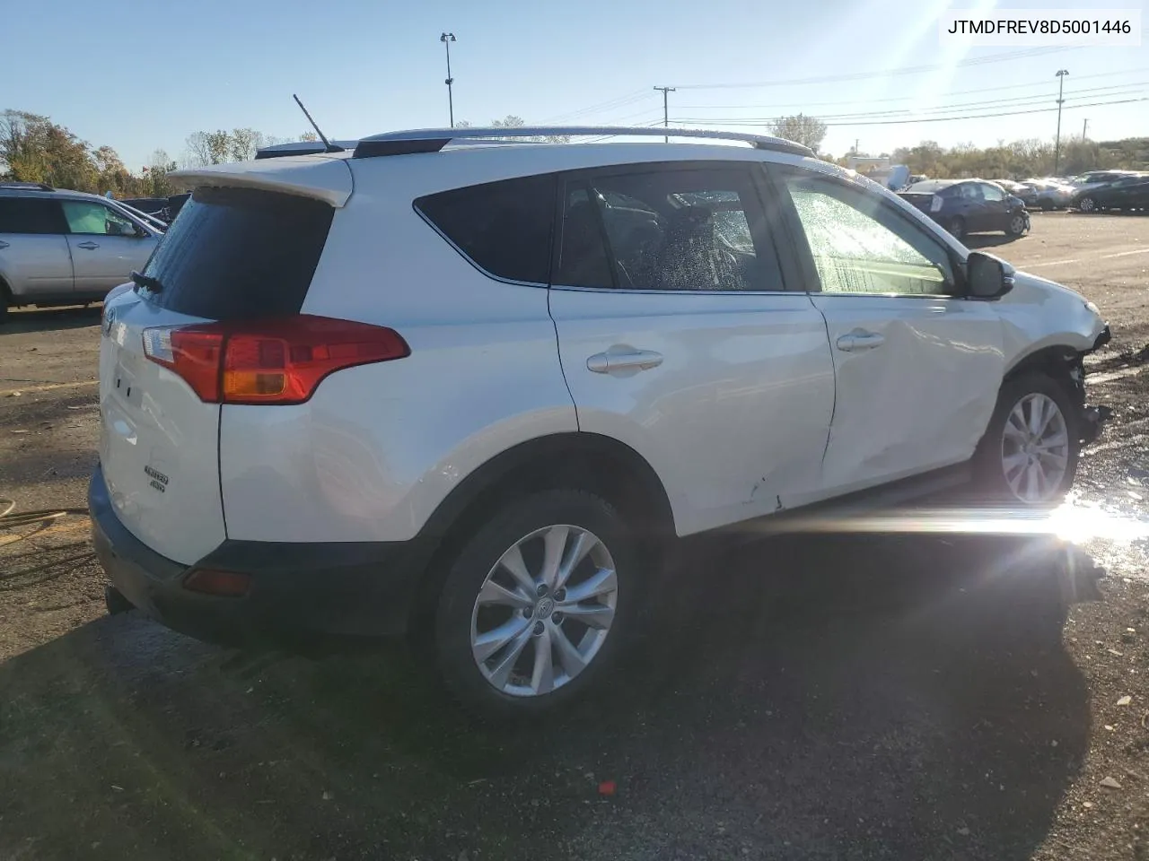 2013 Toyota Rav4 Limited VIN: JTMDFREV8D5001446 Lot: 76005484