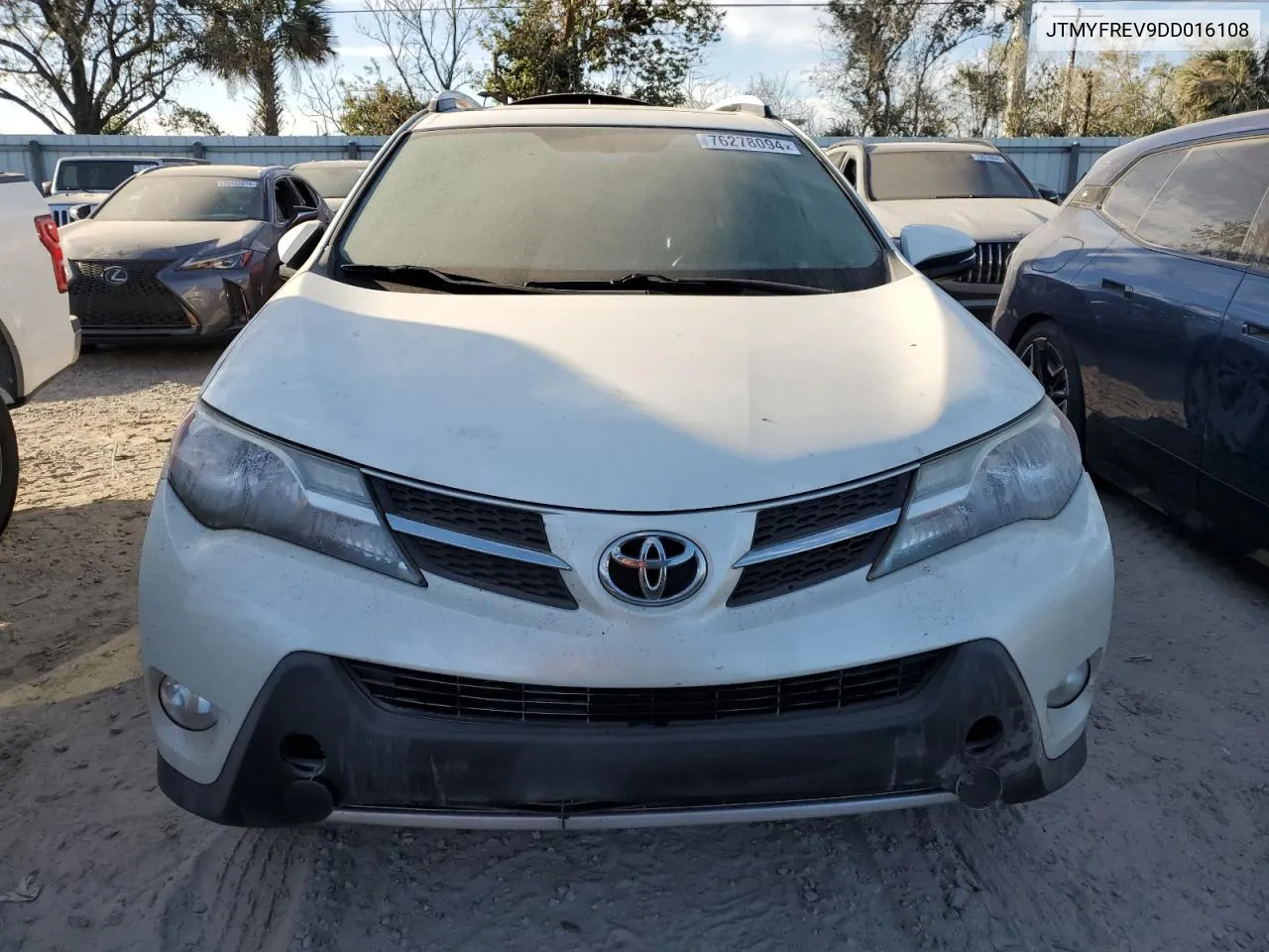 2013 Toyota Rav4 Limited VIN: JTMYFREV9DD016108 Lot: 76278094