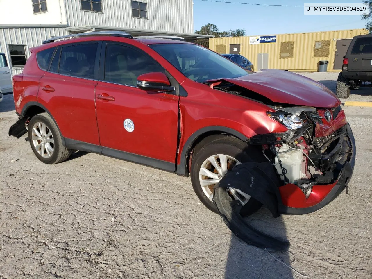 2013 Toyota Rav4 Limited VIN: JTMYFREV3D5004529 Lot: 76279214