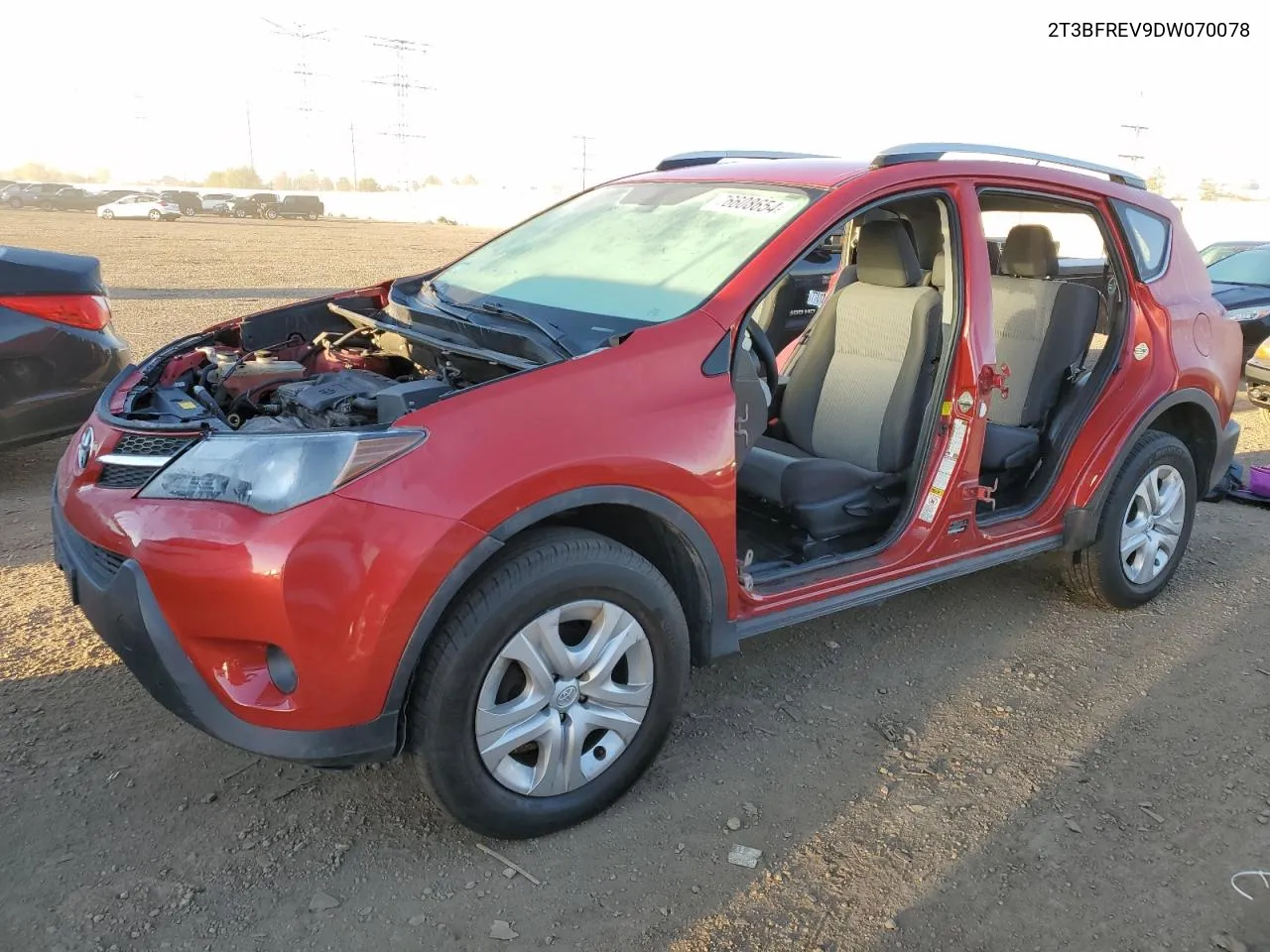 2T3BFREV9DW070078 2013 Toyota Rav4 Le