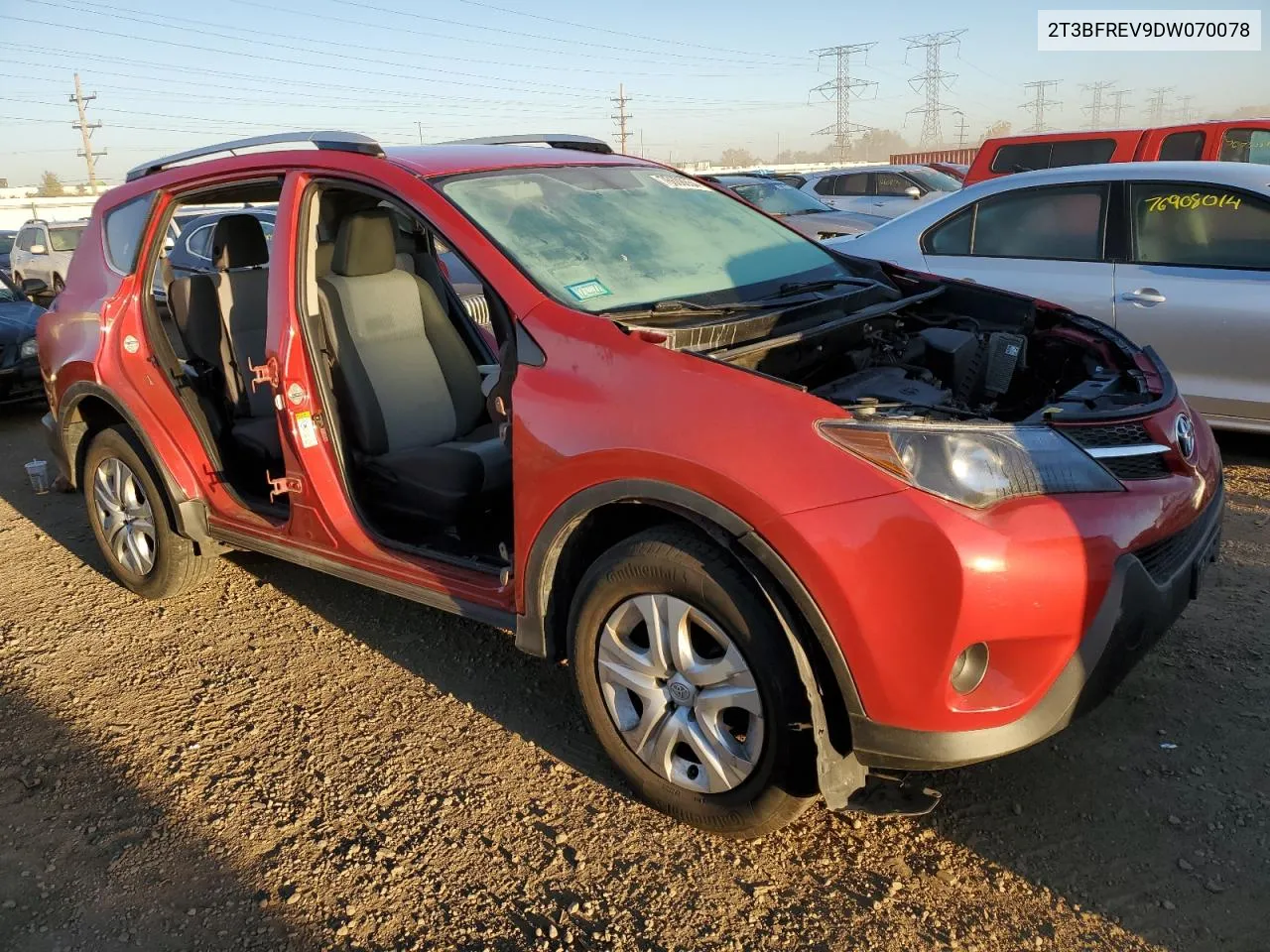 2013 Toyota Rav4 Le VIN: 2T3BFREV9DW070078 Lot: 76608654