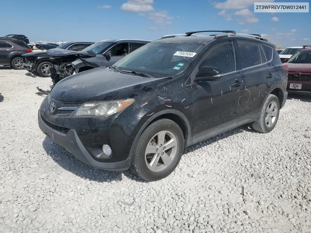 2013 Toyota Rav4 Xle VIN: 2T3WFREV7DW012441 Lot: 77652554