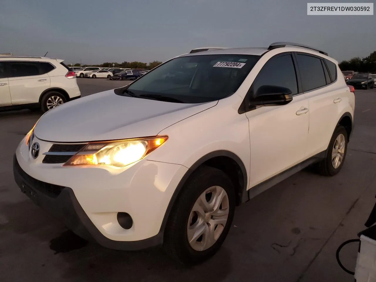 2013 Toyota Rav4 Le VIN: 2T3ZFREV1DW030592 Lot: 77792204