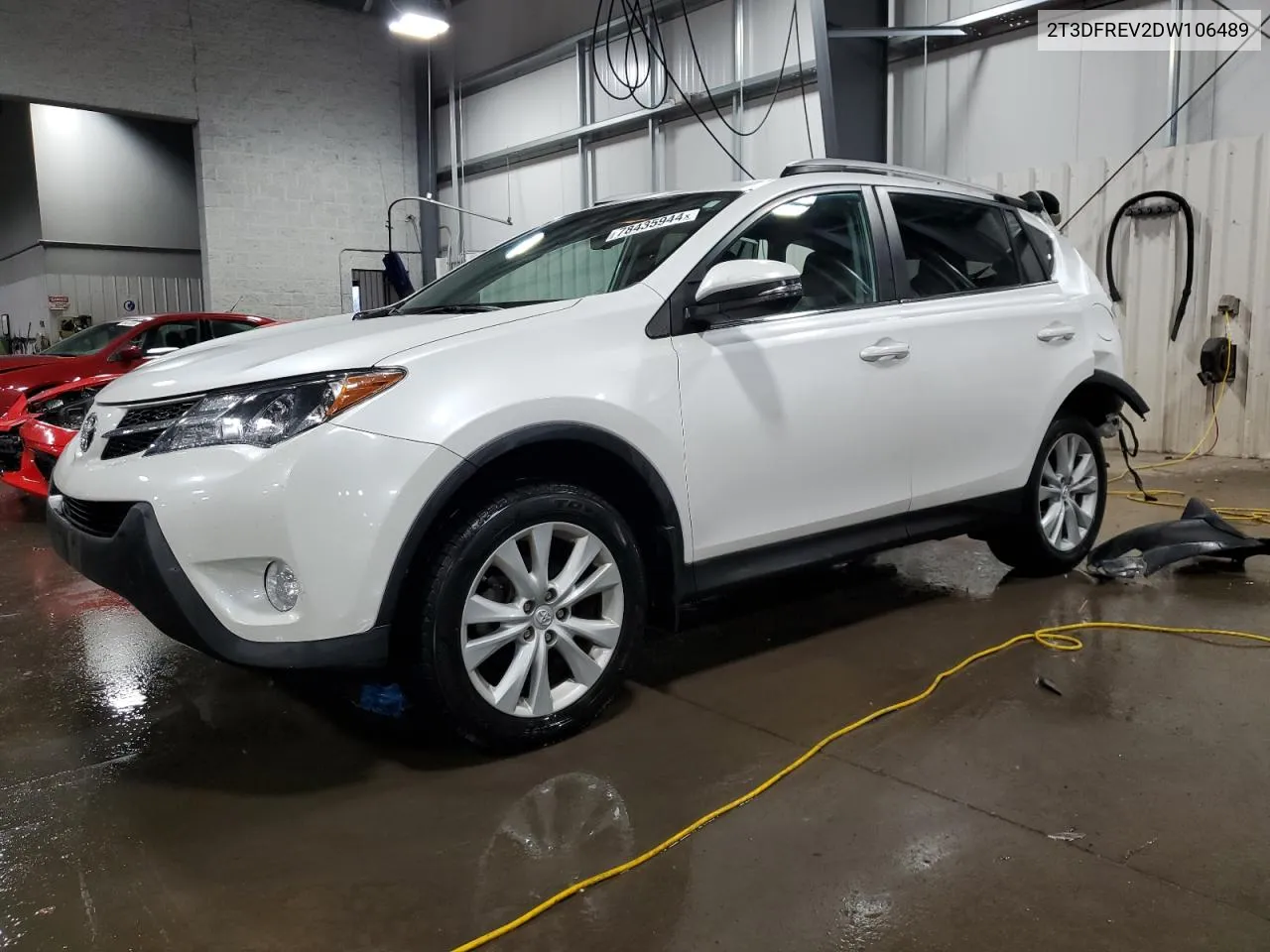 2013 Toyota Rav4 Limited VIN: 2T3DFREV2DW106489 Lot: 78435944