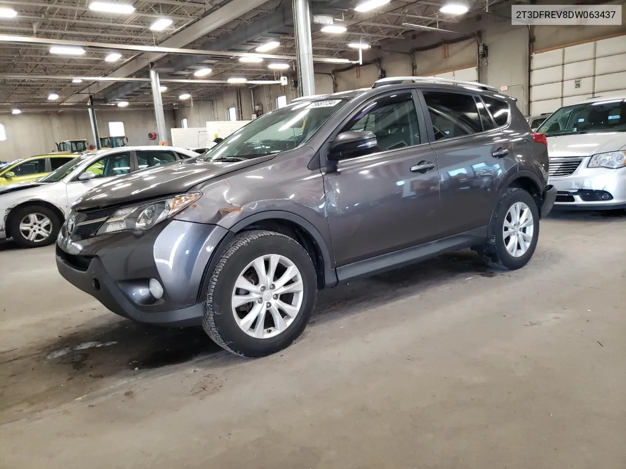 2013 Toyota Rav4 Limited VIN: 2T3DFREV8DW063437 Lot: 78687734