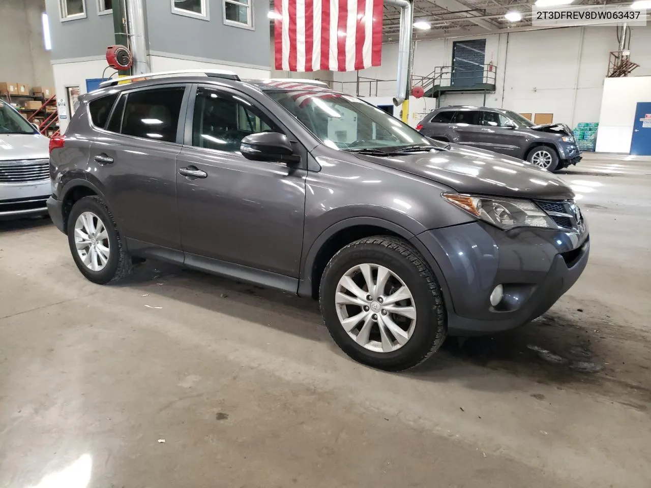 2013 Toyota Rav4 Limited VIN: 2T3DFREV8DW063437 Lot: 78687734