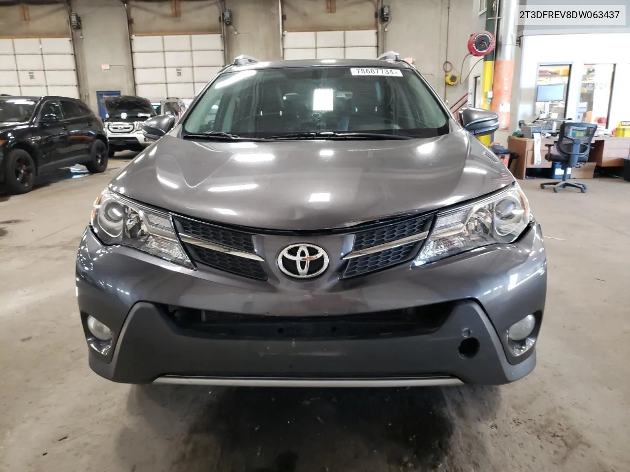 2013 Toyota Rav4 Limited VIN: 2T3DFREV8DW063437 Lot: 78687734