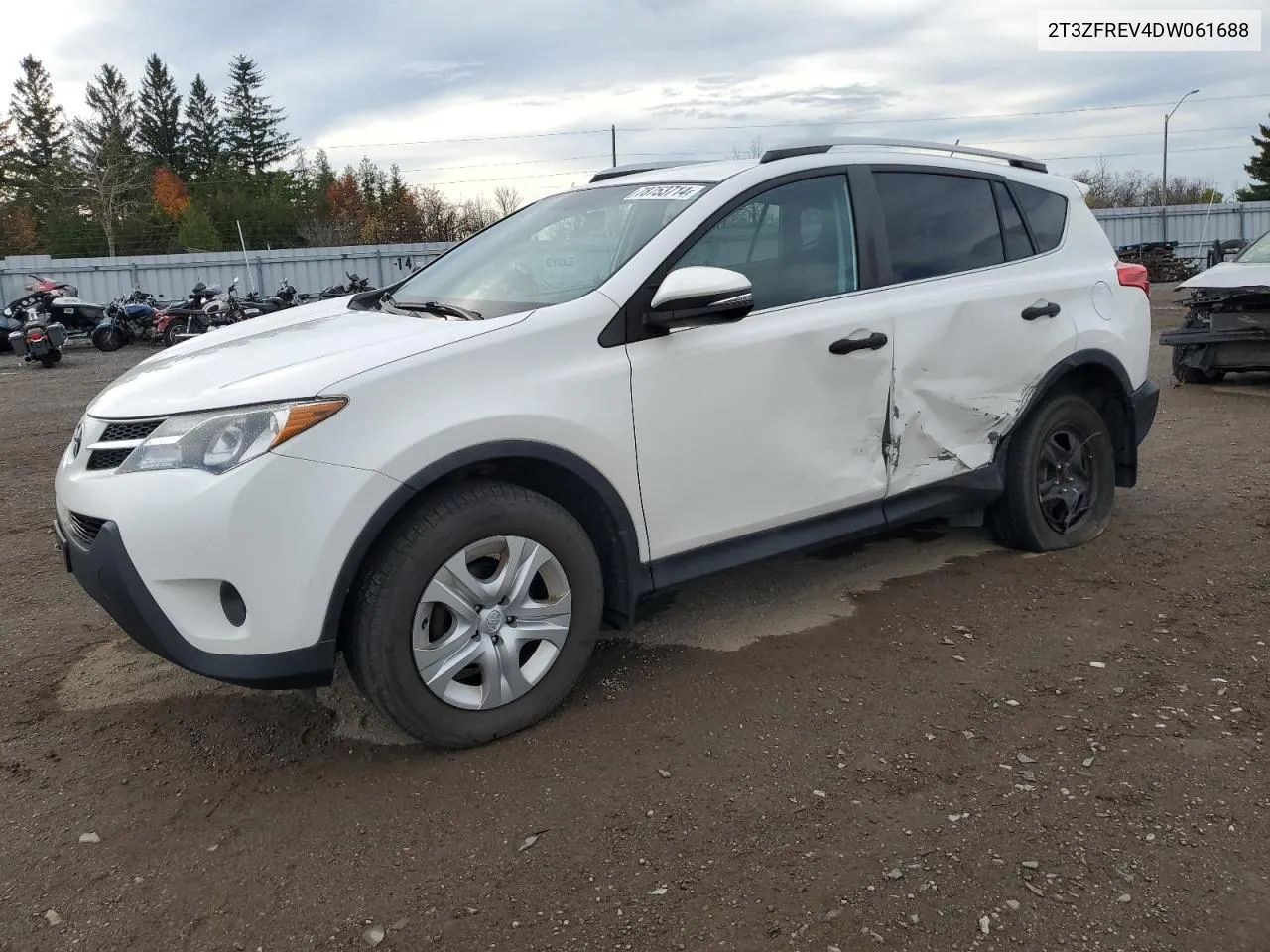 2013 Toyota Rav4 Le VIN: 2T3ZFREV4DW061688 Lot: 78753714