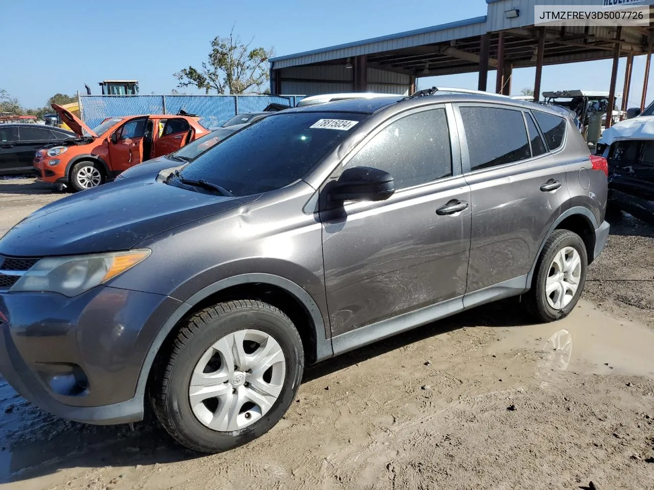 2013 Toyota Rav4 Le VIN: JTMZFREV3D5007726 Lot: 78815034