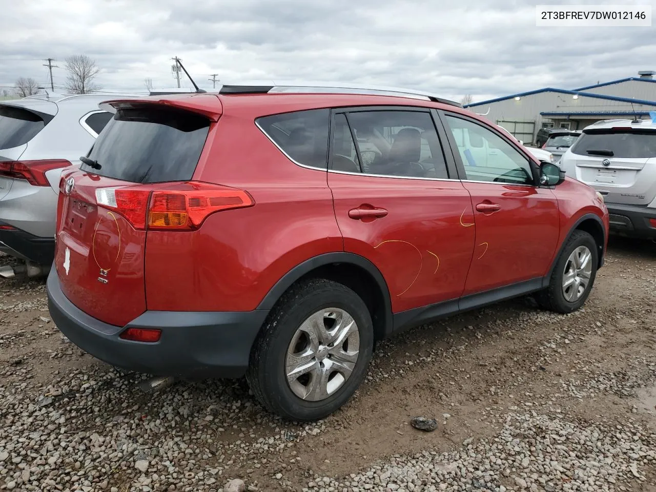 2013 Toyota Rav4 Le VIN: 2T3BFREV7DW012146 Lot: 78818414