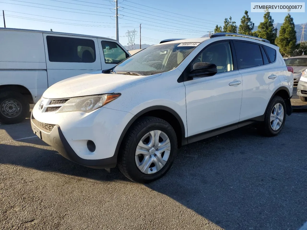 2013 Toyota Rav4 Le VIN: JTMBFREV1DD000877 Lot: 78859114