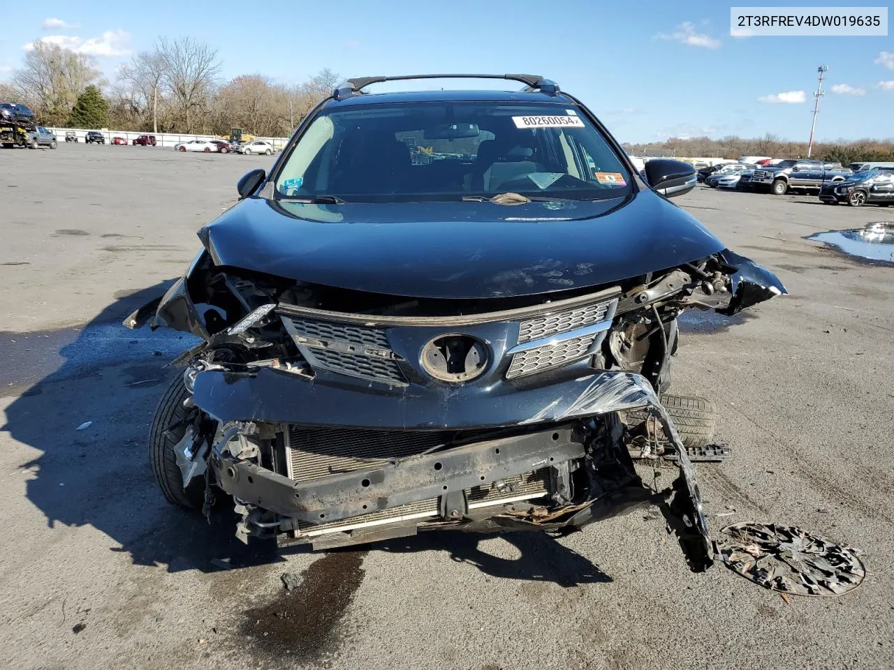 2013 Toyota Rav4 Xle VIN: 2T3RFREV4DW019635 Lot: 80260054