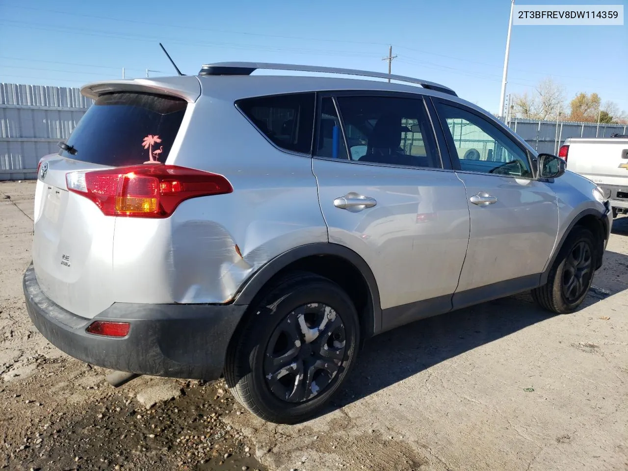 2013 Toyota Rav4 Le VIN: 2T3BFREV8DW114359 Lot: 80265054