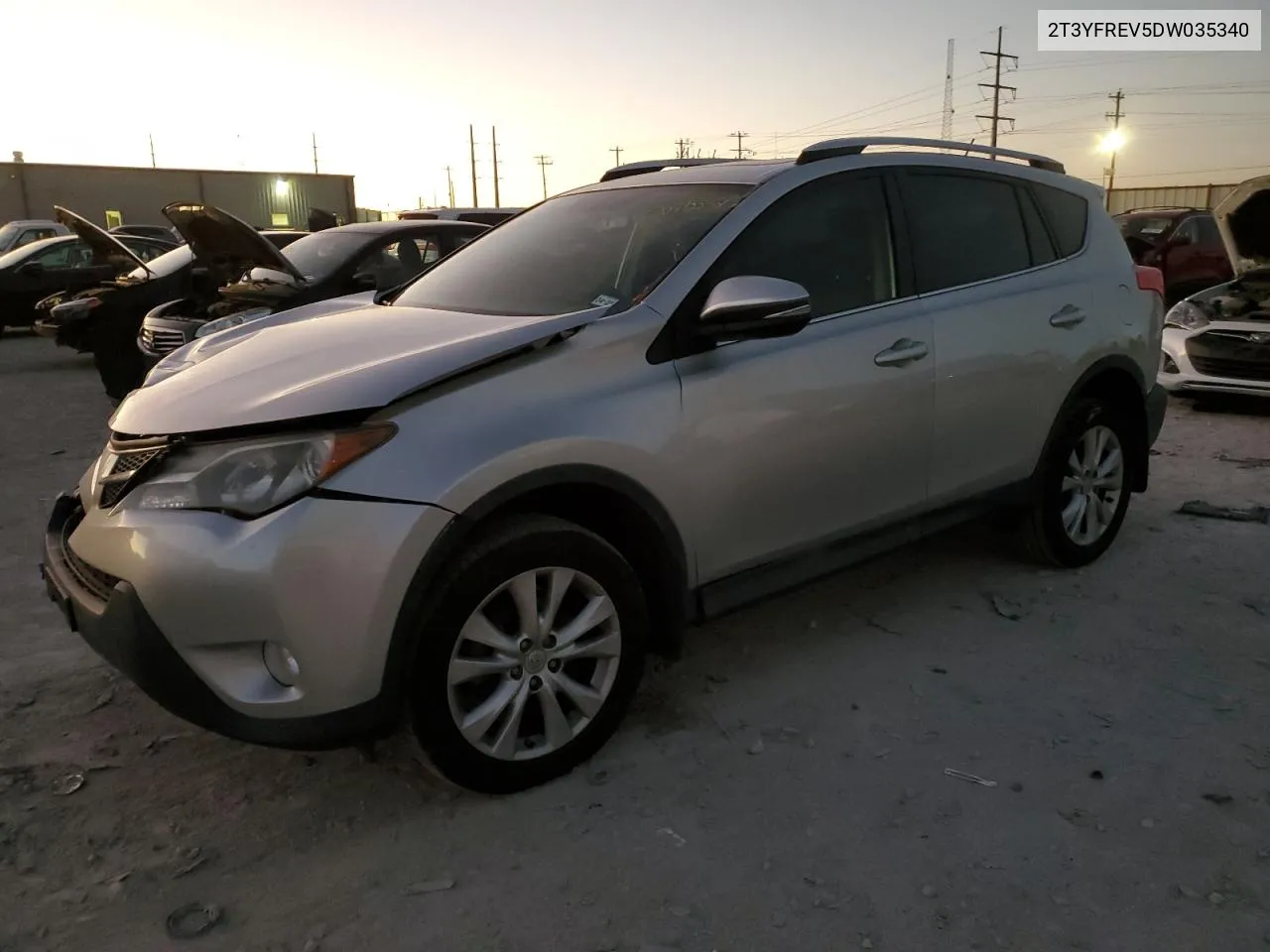 2013 Toyota Rav4 Limited VIN: 2T3YFREV5DW035340 Lot: 80712234