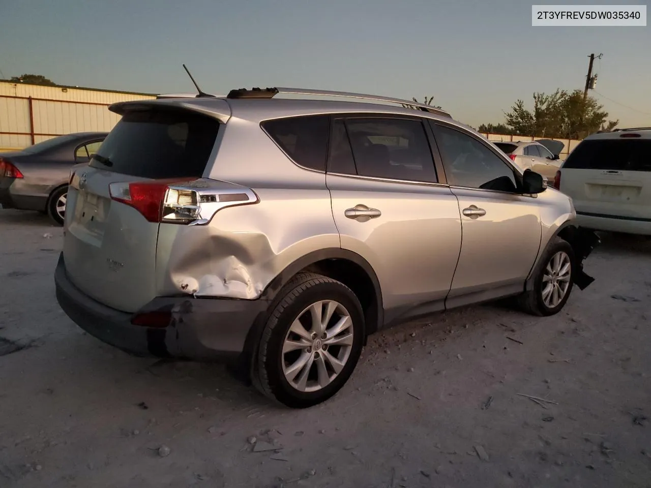 2013 Toyota Rav4 Limited VIN: 2T3YFREV5DW035340 Lot: 80712234