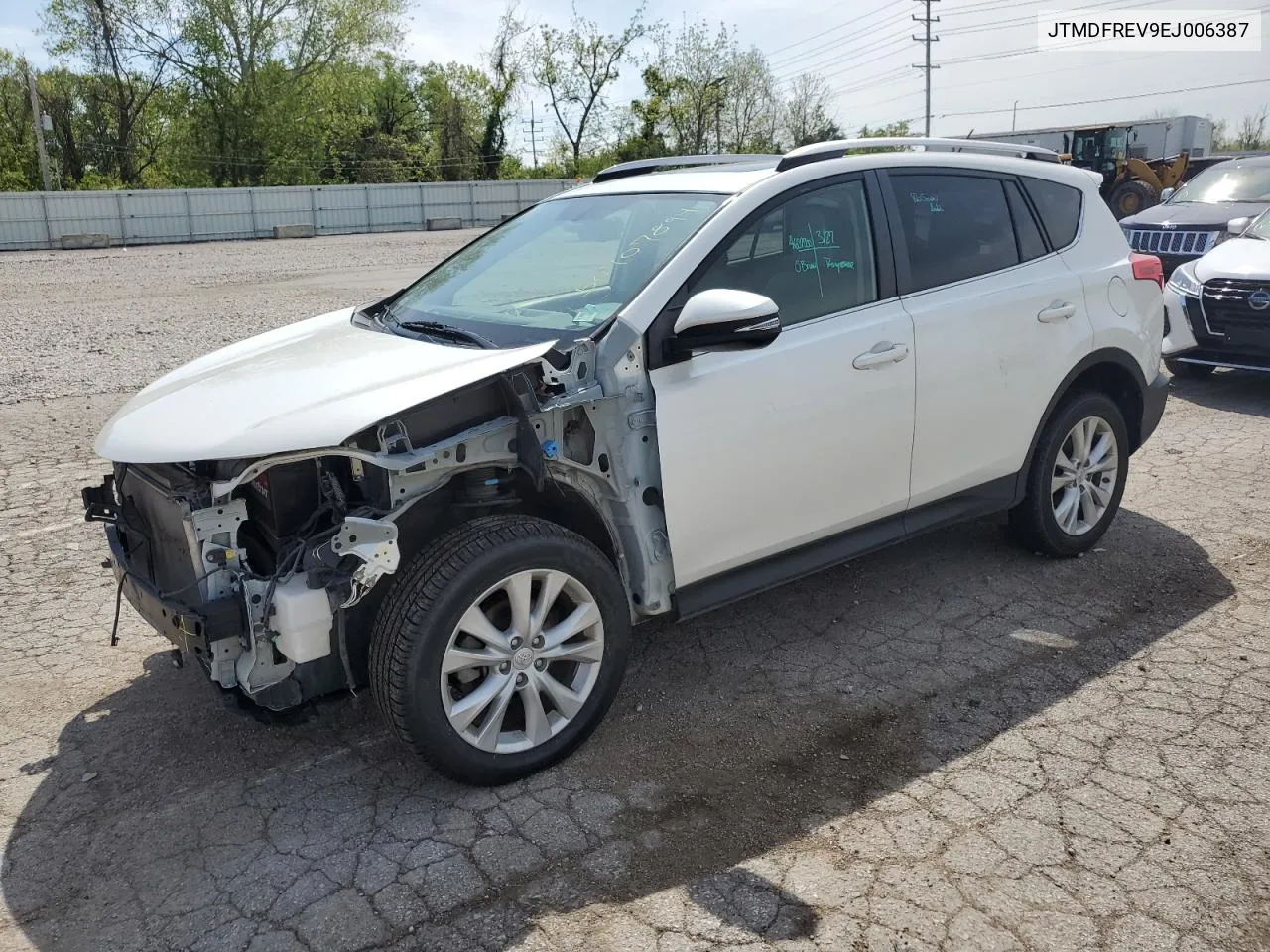 2014 Toyota Rav4 Limited VIN: JTMDFREV9EJ006387 Lot: 50707894