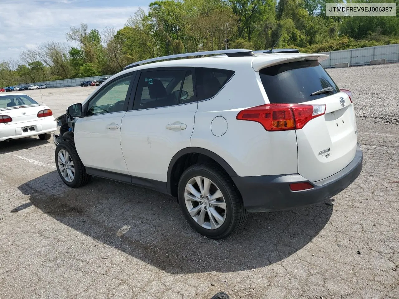 2014 Toyota Rav4 Limited VIN: JTMDFREV9EJ006387 Lot: 50707894