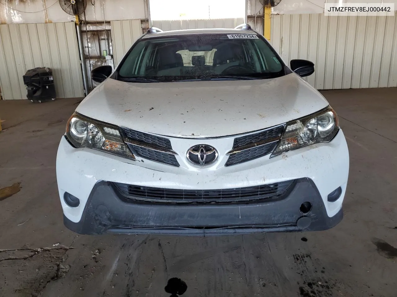 2014 Toyota Rav4 Le VIN: JTMZFREV8EJ000442 Lot: 61957234