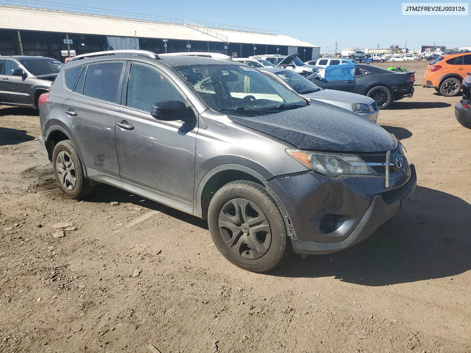 2014 Toyota Rav4 Le VIN: JTMZFREV2EJ003126 Lot: 64053584