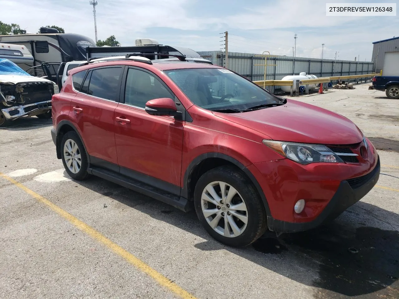 2T3DFREV5EW126348 2014 Toyota Rav4 Limited