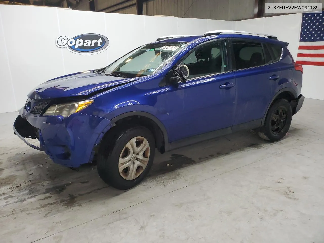 2T3ZFREV2EW091189 2014 Toyota Rav4 Le