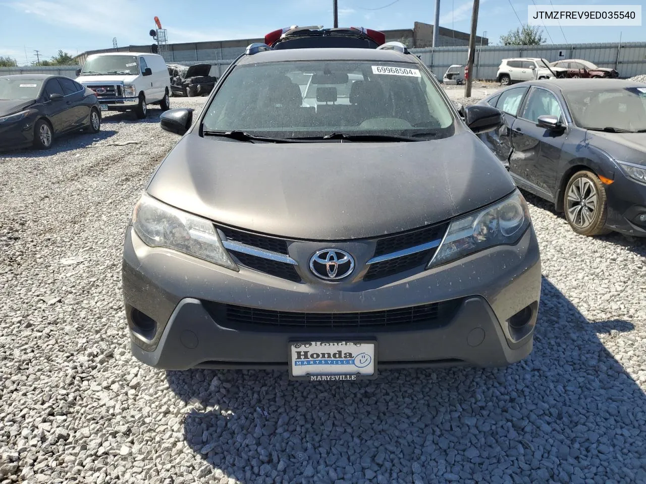 2014 Toyota Rav4 Le VIN: JTMZFREV9ED035540 Lot: 69968504