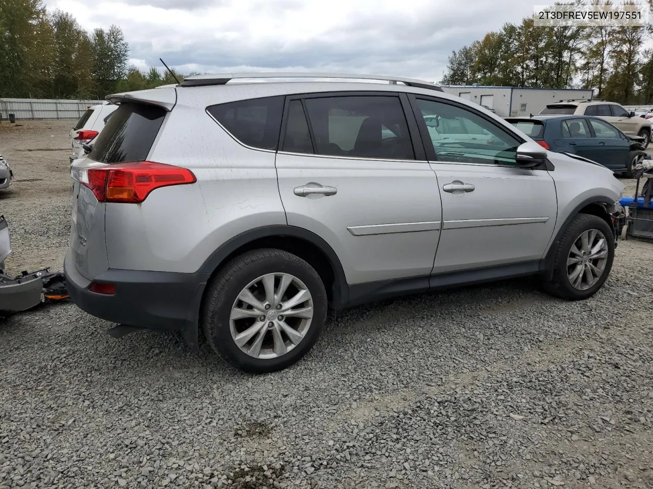 2T3DFREV5EW197551 2014 Toyota Rav4 Limited