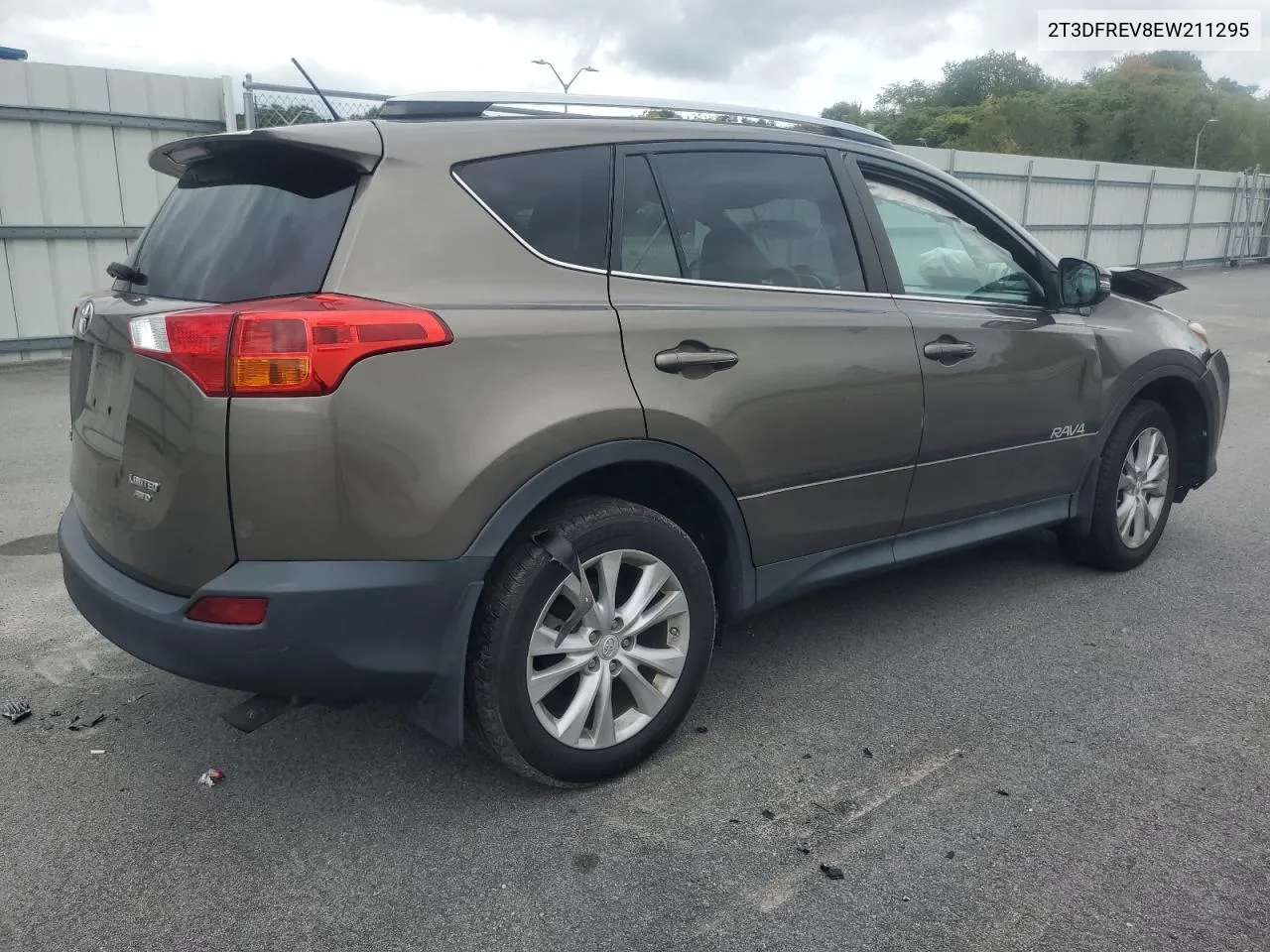 2T3DFREV8EW211295 2014 Toyota Rav4 Limited