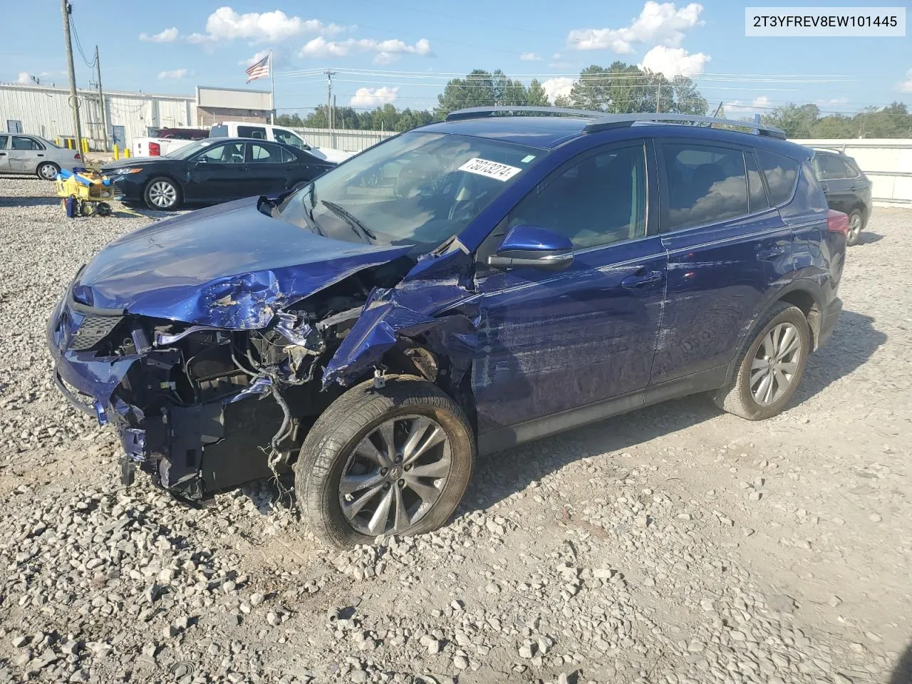 2T3YFREV8EW101445 2014 Toyota Rav4 Limited