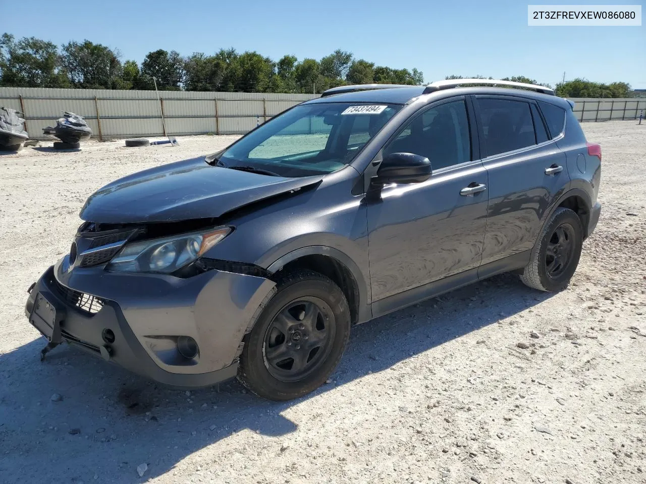 2014 Toyota Rav4 Le VIN: 2T3ZFREVXEW086080 Lot: 73437494