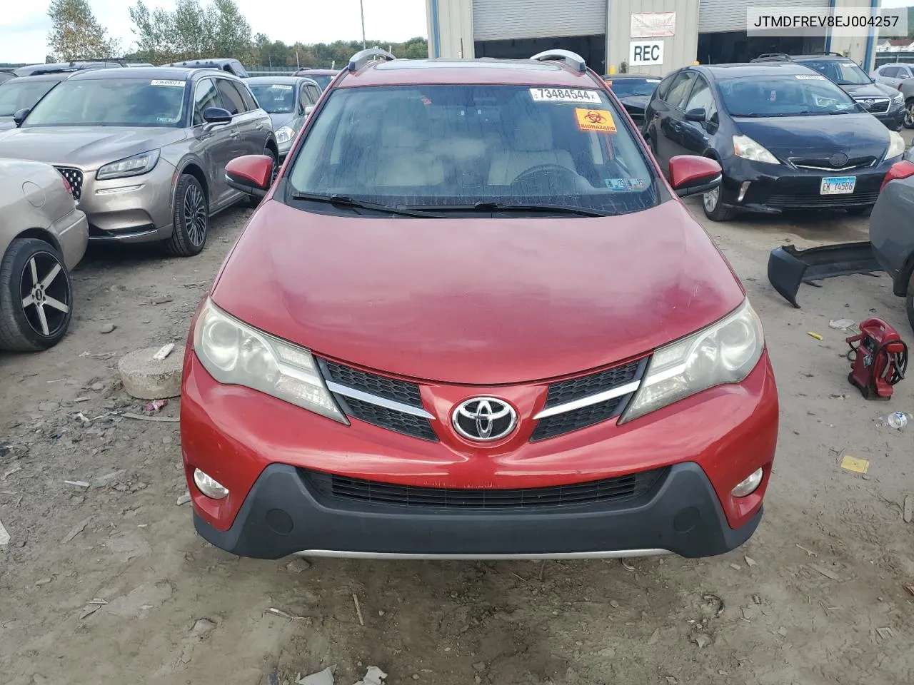 2014 Toyota Rav4 Limited VIN: JTMDFREV8EJ004257 Lot: 73484544