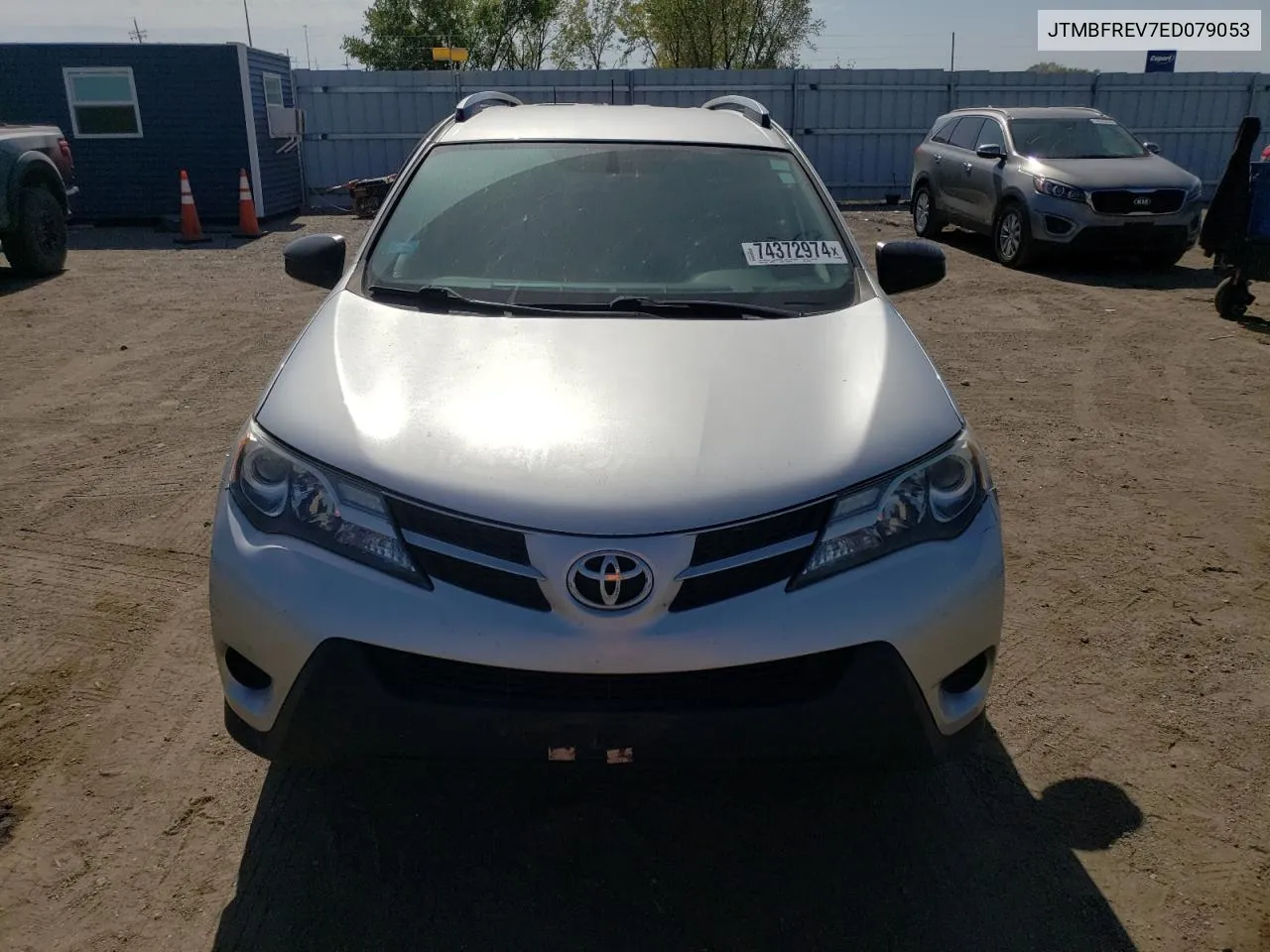 2014 Toyota Rav4 Le VIN: JTMBFREV7ED079053 Lot: 74372974