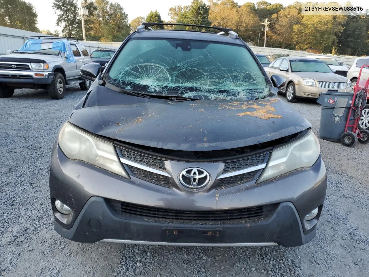 2014 Toyota Rav4 Limited VIN: 2T3YFREV8EW088616 Lot: 75691804