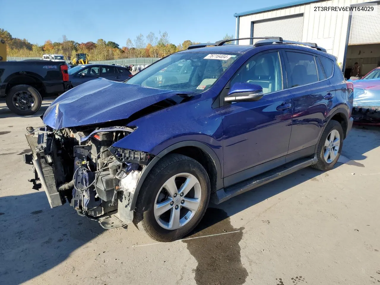 2014 Toyota Rav4 Xle VIN: 2T3RFREV6EW164029 Lot: 76716404