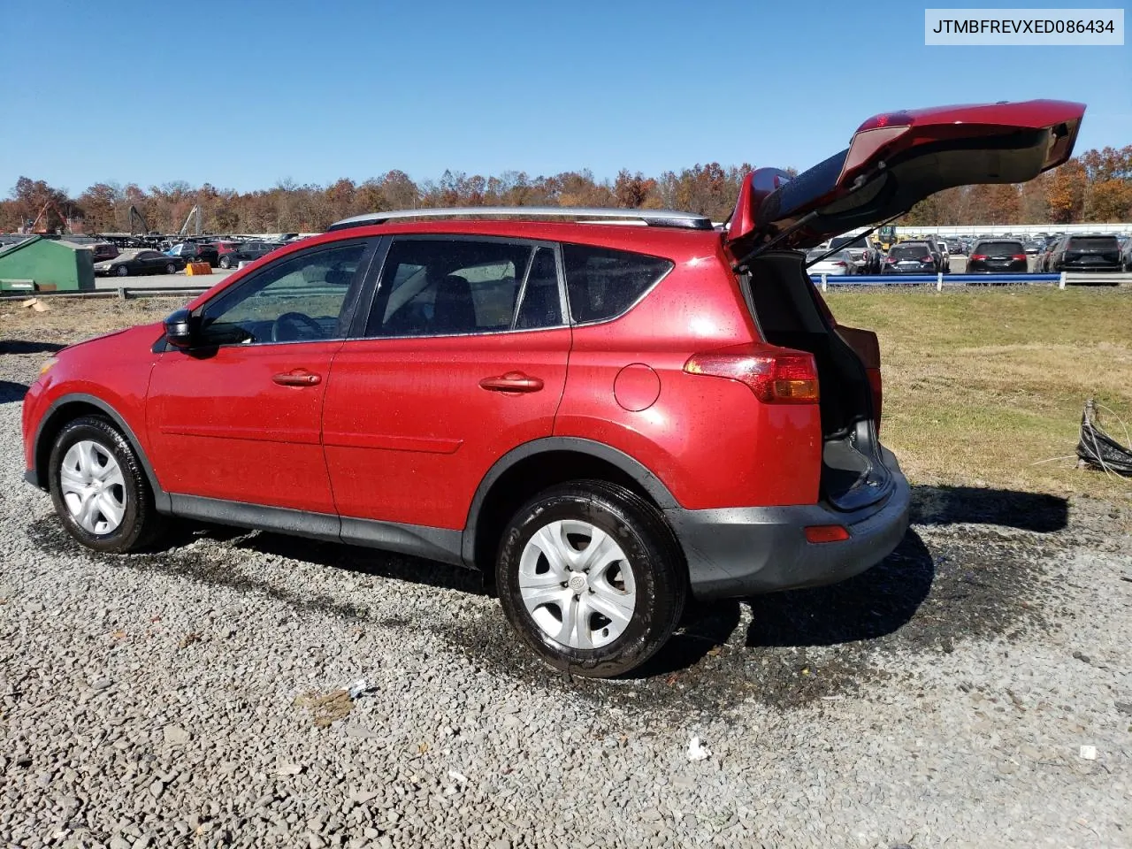 2014 Toyota Rav4 Le VIN: JTMBFREVXED086434 Lot: 76809464