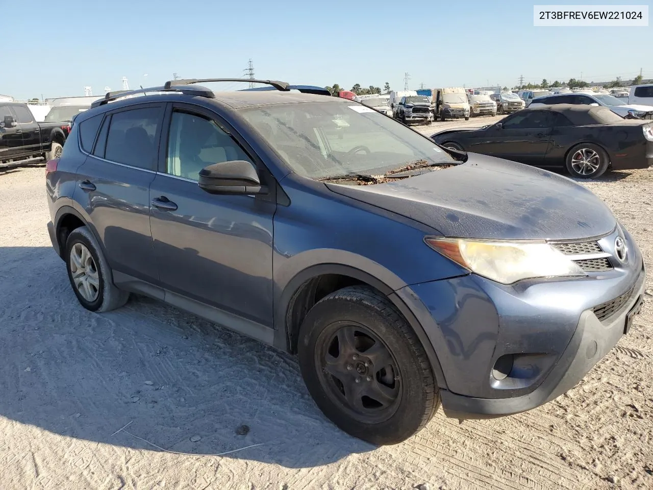 2014 Toyota Rav4 Le VIN: 2T3BFREV6EW221024 Lot: 77049404