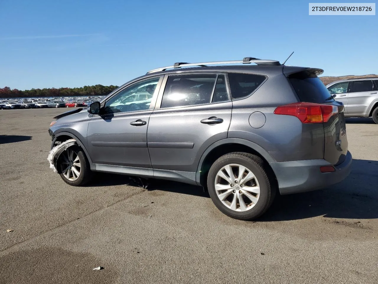 2014 Toyota Rav4 Limited VIN: 2T3DFREV0EW218726 Lot: 77285614