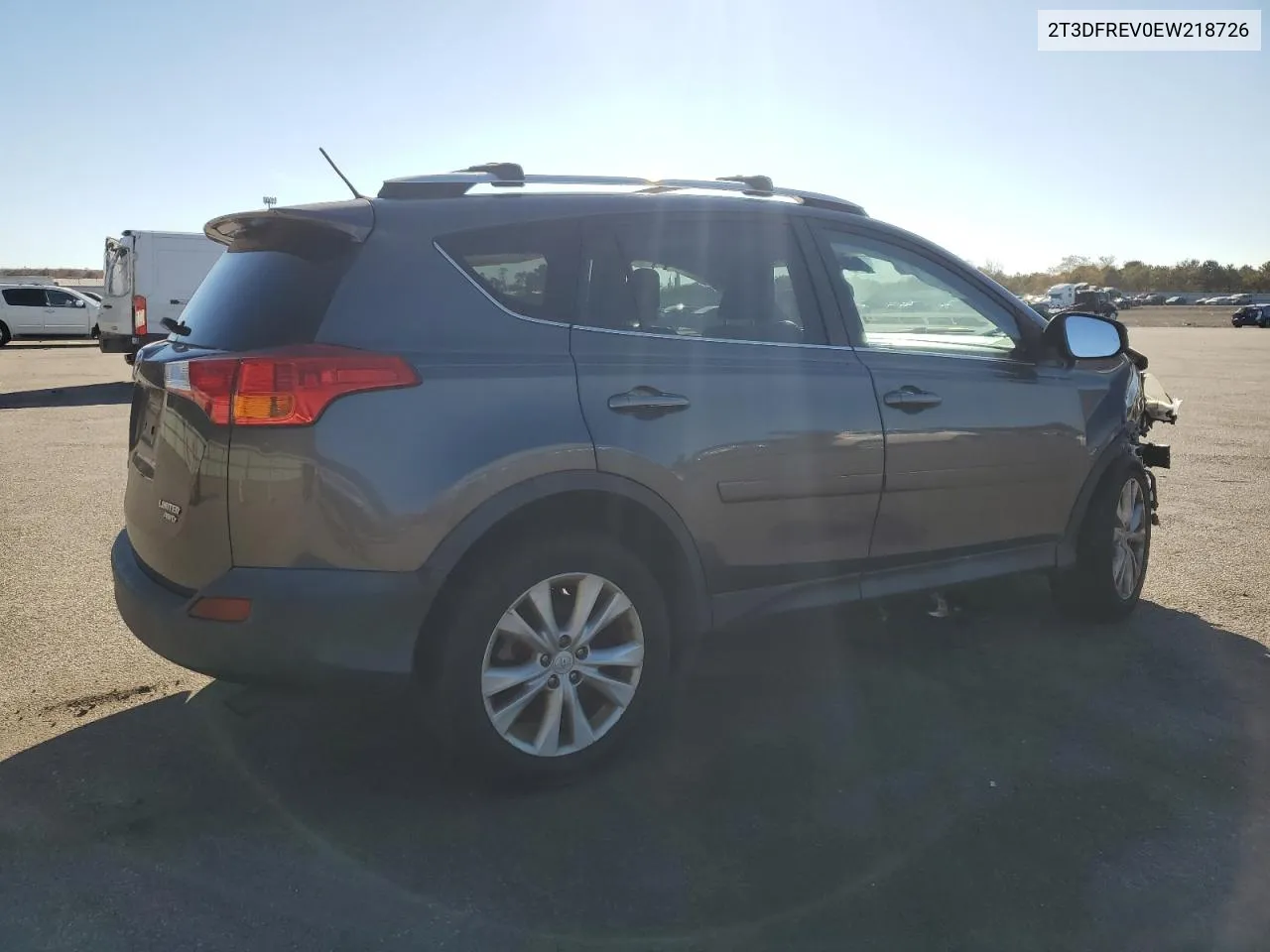 2014 Toyota Rav4 Limited VIN: 2T3DFREV0EW218726 Lot: 77285614