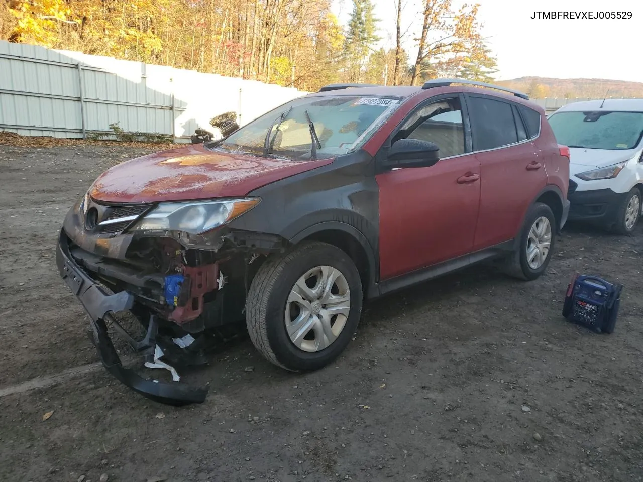 2014 Toyota Rav4 Le VIN: JTMBFREVXEJ005529 Lot: 77427984