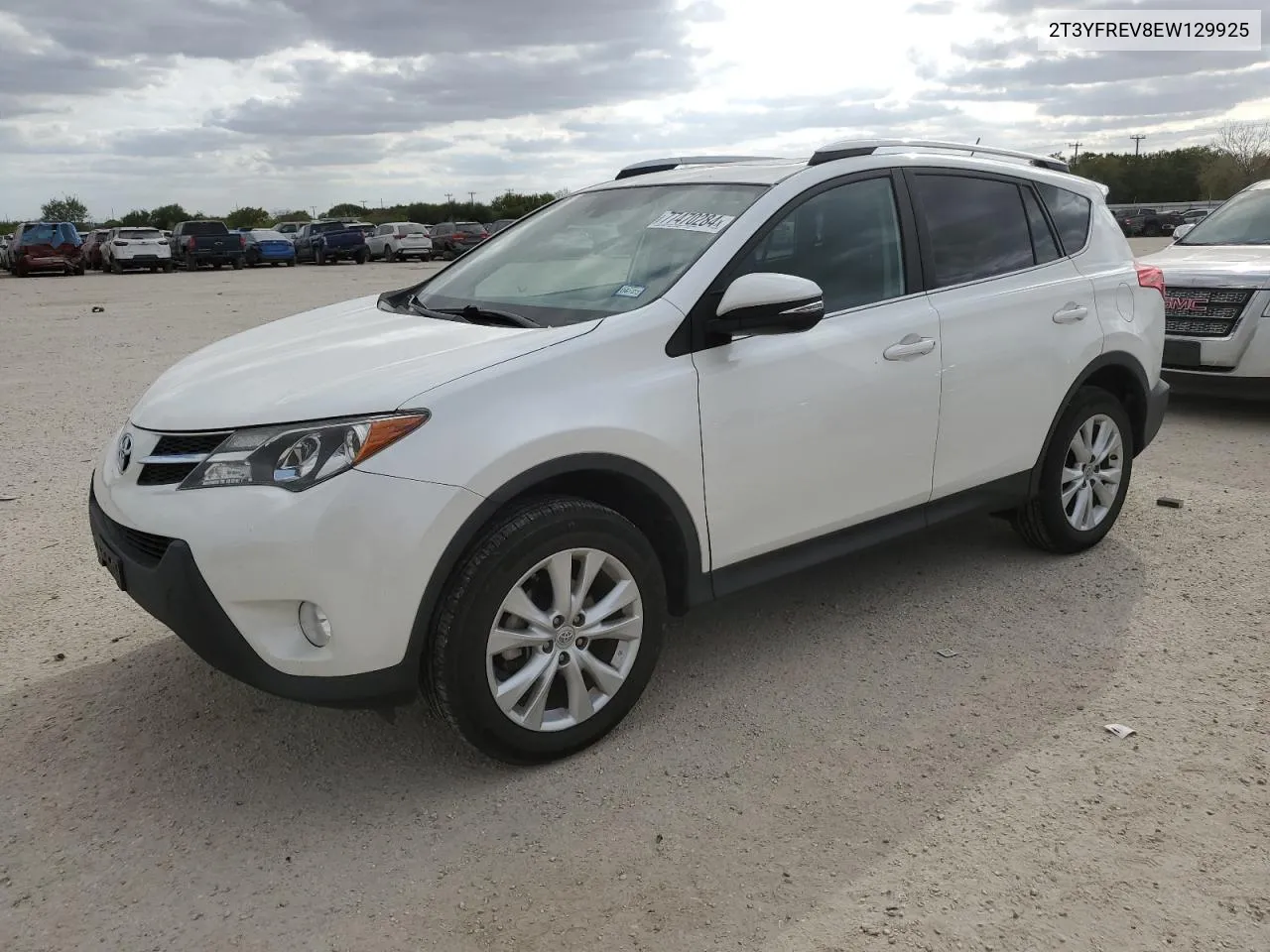 2014 Toyota Rav4 Limited VIN: 2T3YFREV8EW129925 Lot: 77470284