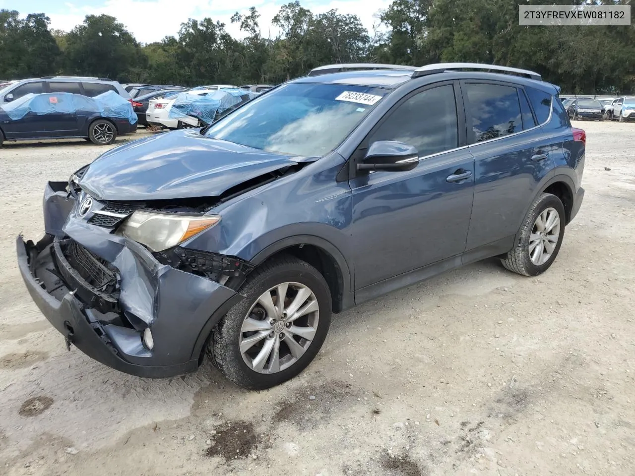 2014 Toyota Rav4 Limited VIN: 2T3YFREVXEW081182 Lot: 78233744