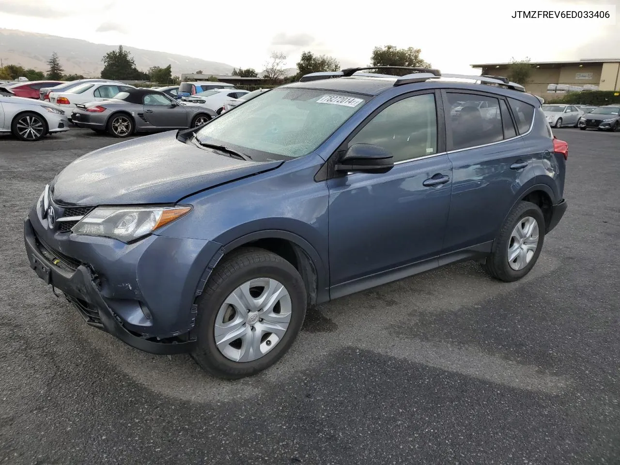 JTMZFREV6ED033406 2014 Toyota Rav4 Le